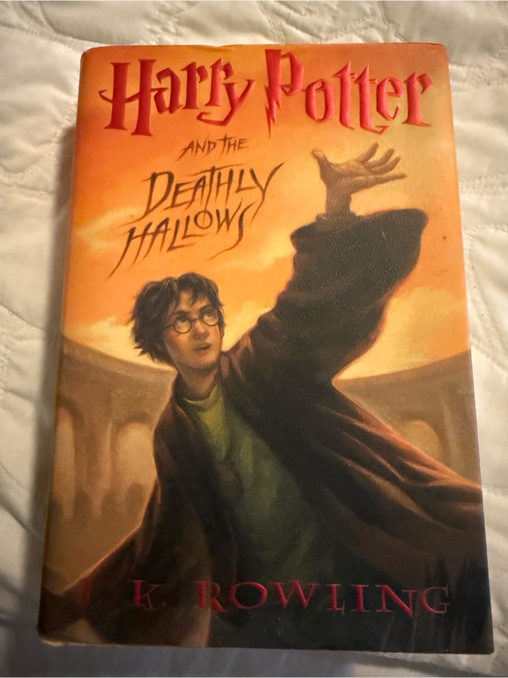 Harry Potter Themed Decorative Throw Pillow Cover in Brown and Orange
